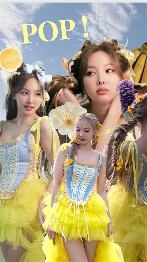 nayeon pop outfit yellow